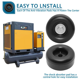 PWEOW rubber foot with screw kit attached for quick installation
