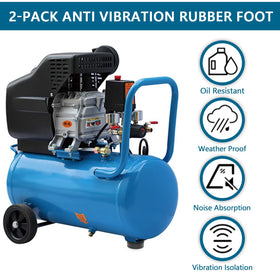 PWEOW 4-pack rubber feet stabilizing multiple machines on surfaces