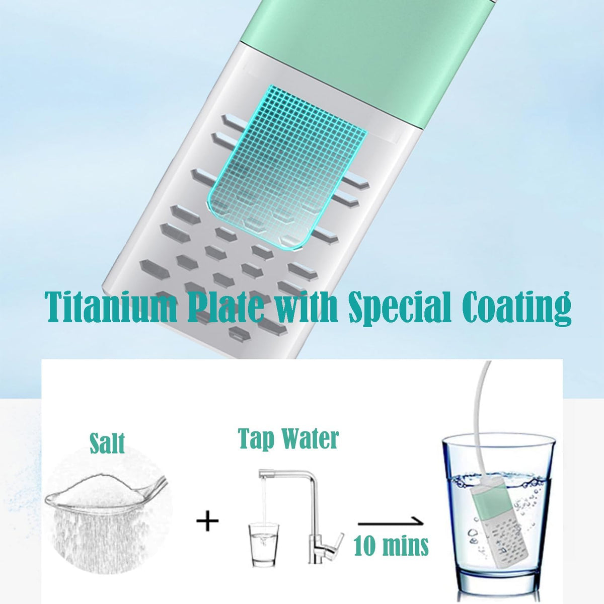 PWPAM portable cleaning solution device for quick home surface cleaning.
