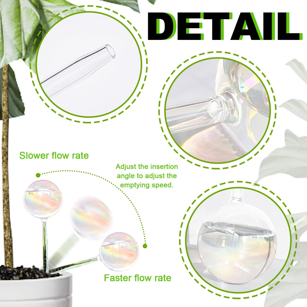 Pynqdfu automatic plant watering globe for busy gardeners.