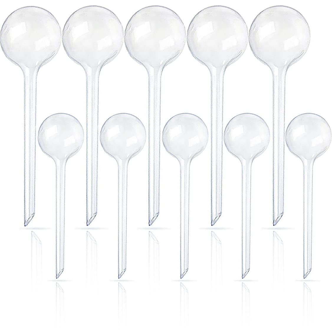 Pynqdfu clear watering globe pack for easy plant hydration