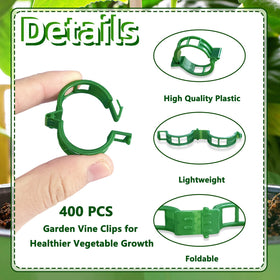 Pynqdfu plant-support clip on trellis showing easy attachment.