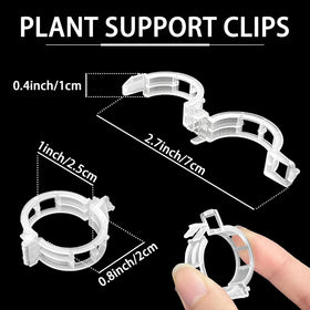 Pynqdfu plastic tomato clip closeup showing sturdy design.
