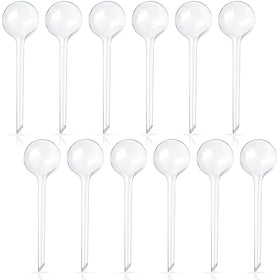Pynqdfu self-watering bulbs with clear body for easy water level checks.