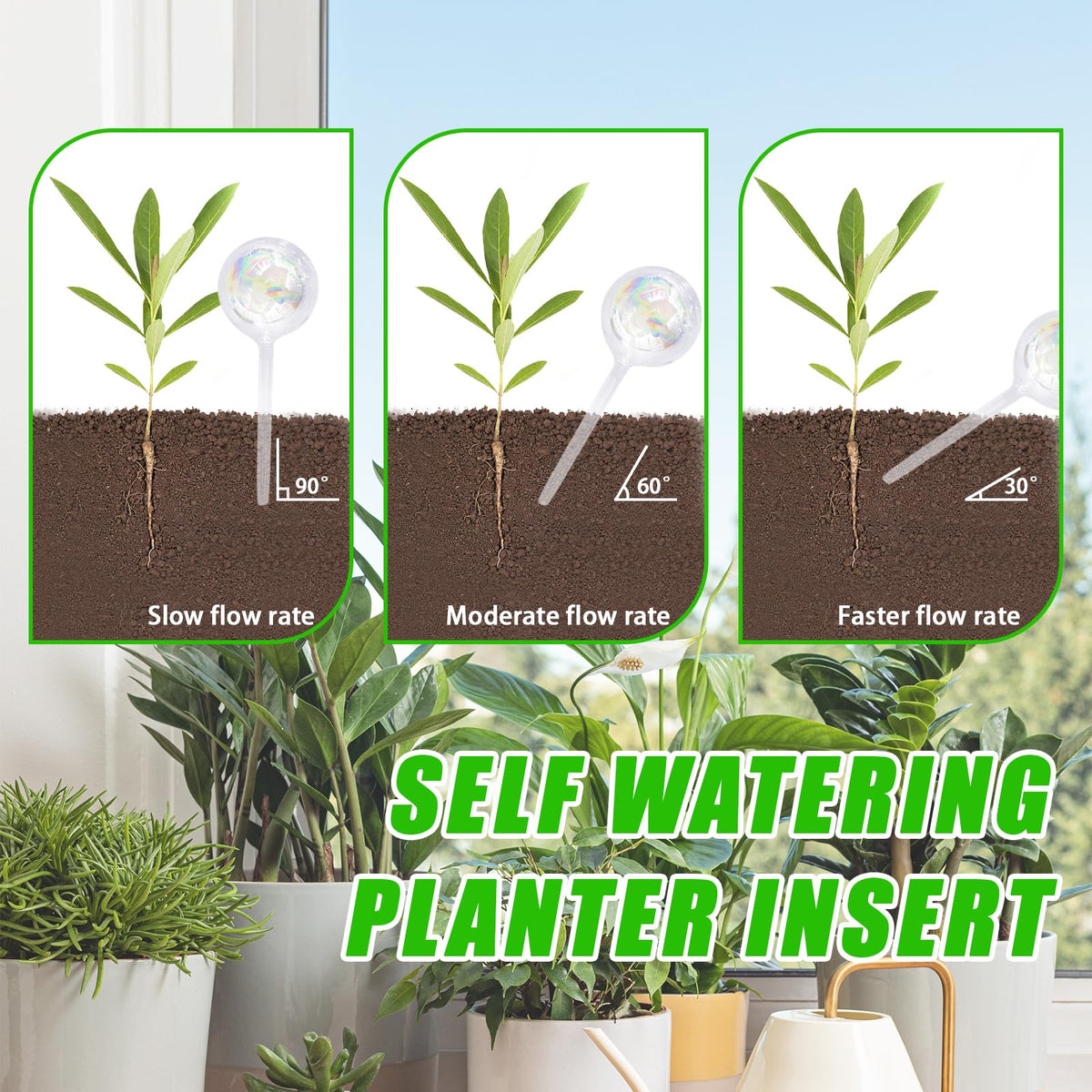 Pynqdfu self-watering planter insert setup demonstrates easy installation.