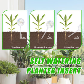 Pynqdfu self-watering planter insert setup demonstrates easy installation.