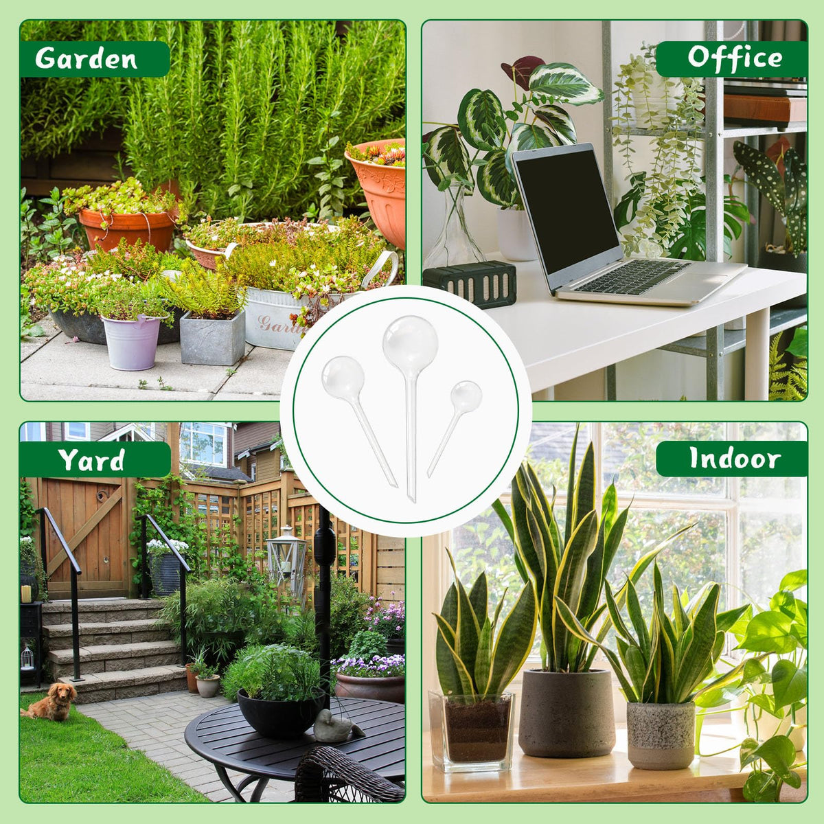 Pynqdfu globe beside desk plants emphasizes convenient home gardening.