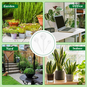 Pynqdfu globe beside desk plants emphasizes convenient home gardening.