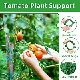 Pynqdfu weather-resistant clip resists sun and rain for long-lasting garden use.