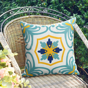 Pyonic 18x18 inch cover designed for easy swap on outdoor cushions