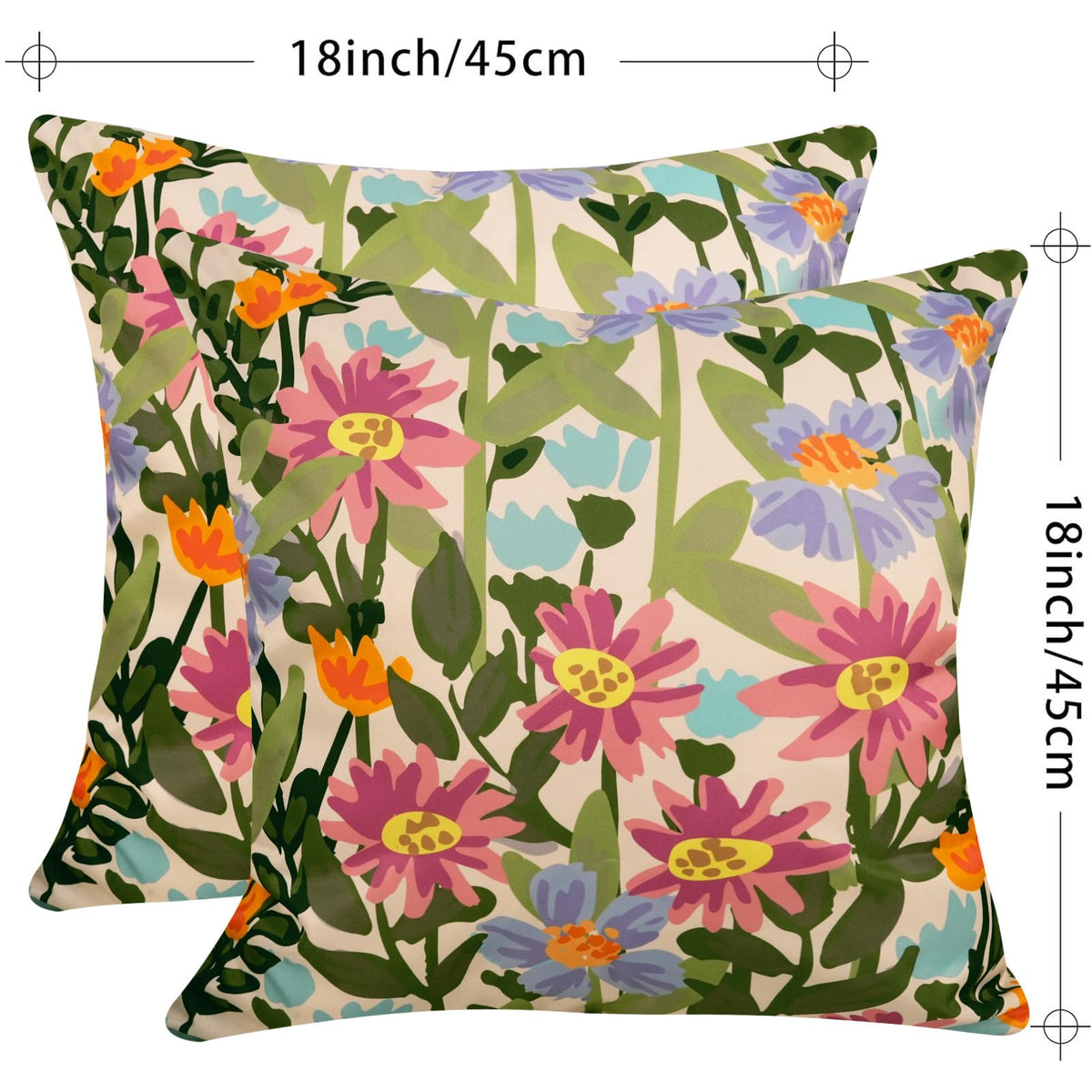 Pyonic hidden-zipper cushion cover for easy removal and a sleek finish.