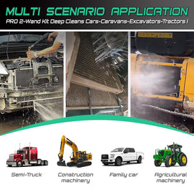 PYQPYQ radiator flush kit enables complete cleaning for fleets and shops.