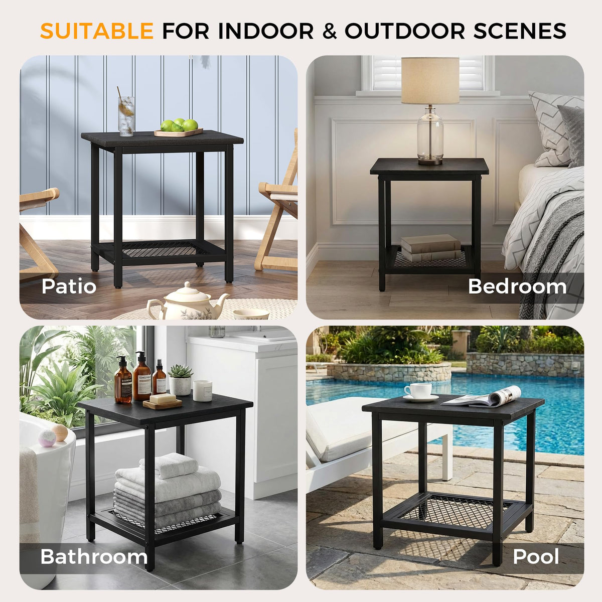 PyraLine chamfered edges provide safe, snag-free daily handling.