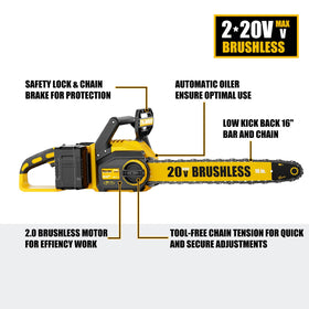 Pyrcruax auto-oiling system maintains chain lubrication for smooth operation