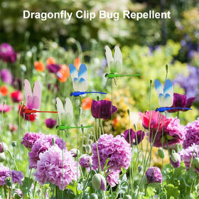 PYSUG dragonfly clips attach to dogs' collars for cute outdoor flair.