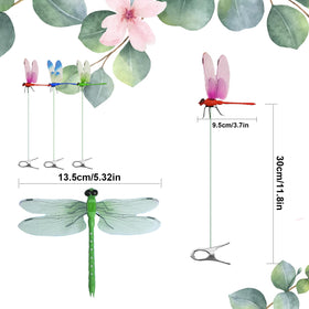 PYSUG dragonfly clips with pre-glued pole offer quick, tool-free setup.