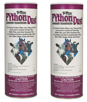 Python 2lb Synerg Dust bottle demonstrates precise powder application for consistent results