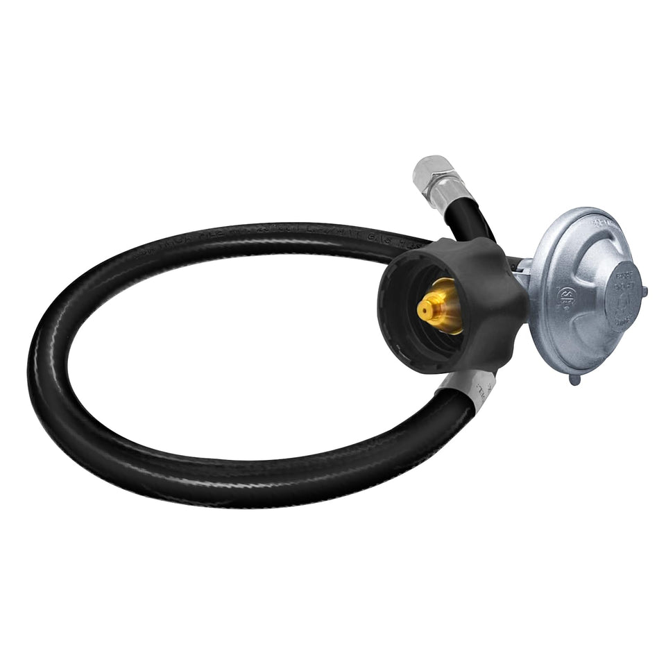 PYXGLAQ 25-inch Weber hose regulator kit laid out for easy installation
