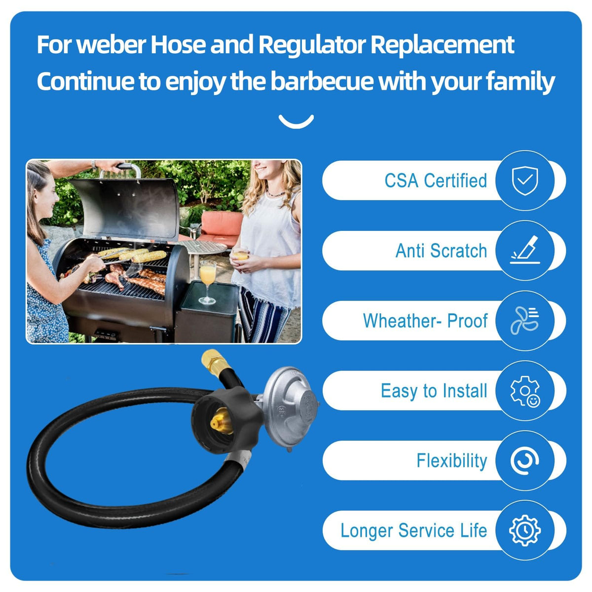 PYXGLAQ conversion-ready regulator supports propane and natural gas setups