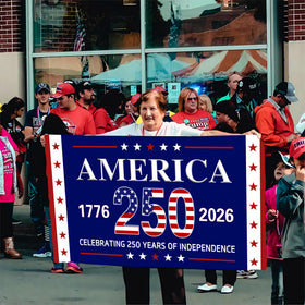 Pziauot gift-ready patriotic flag ideal for 4th of July or anniversaries.