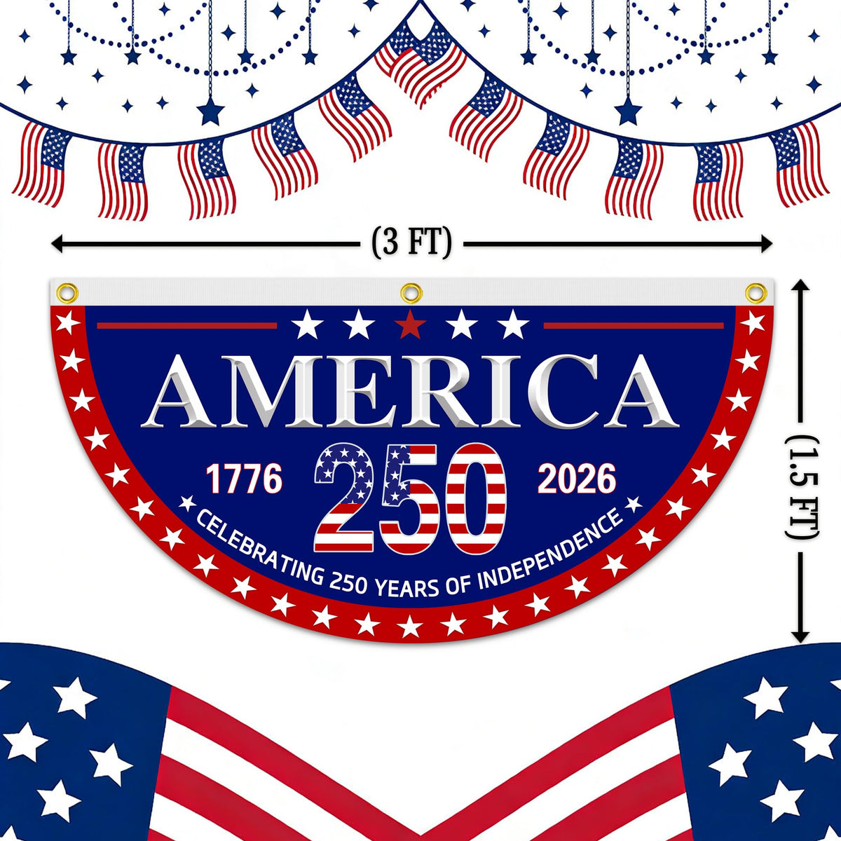 Pziauot USA flag polyester fabric delivers vivid colors and long-lasting durability