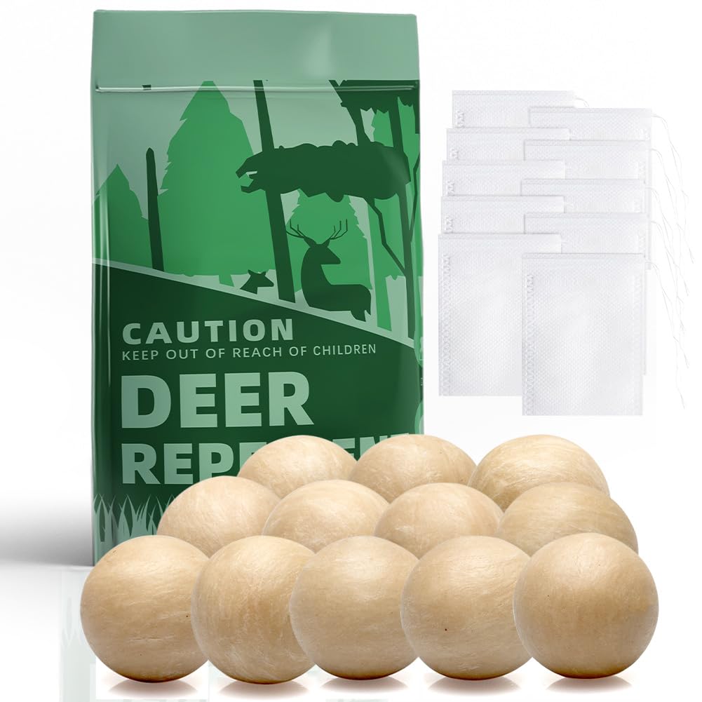 pzwmmsse deer repellent granules protect garden from deer and rabbits