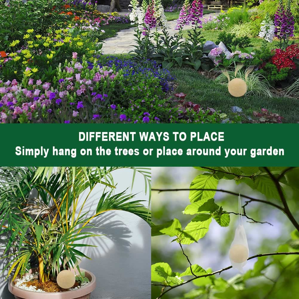 pzwmmsse garden-bed protection deters browsing around shrubs