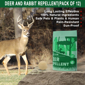 pzwmmsse hang-on-tree setup deters deer with easy placement