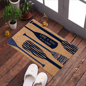 Qabliqo wide 17x30 door mat covers a generous entry area