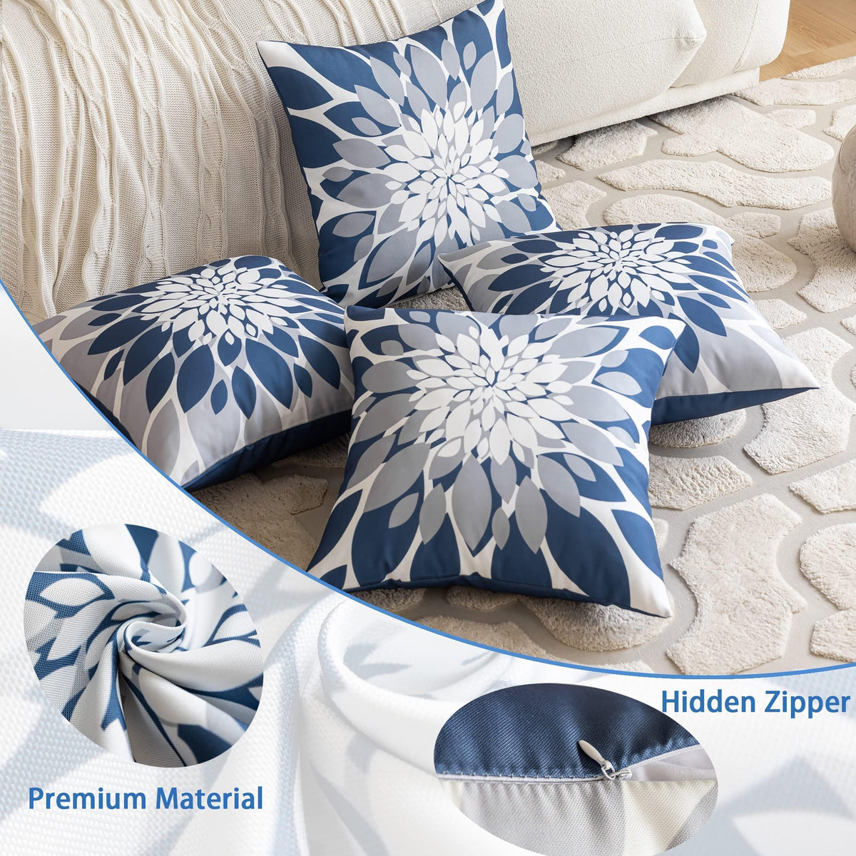 Qahing waterproof linen texture material providing durable outdoor protection