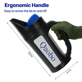 Qaobo spreader with wide-medium-fine settings for versatile coverage
