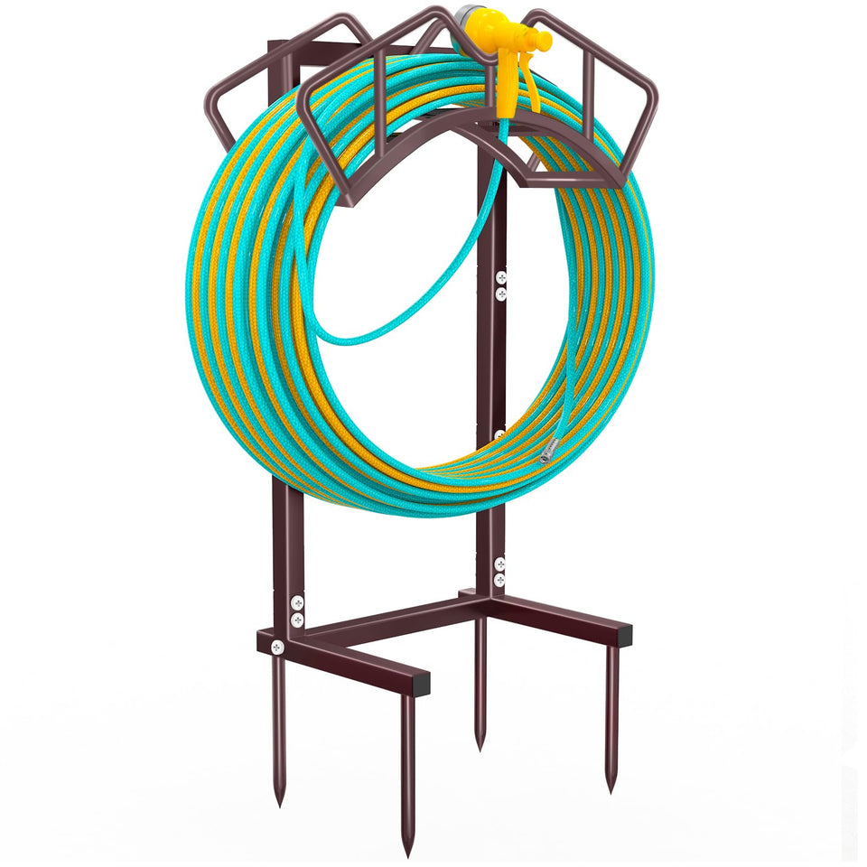 Qatsrin bronze hose holder with arch design for easy access.