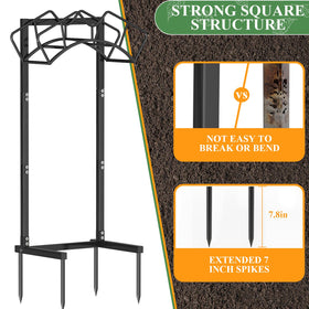 Qatsrin heavy-duty hose holder supports frequent outdoor use with stable performance.