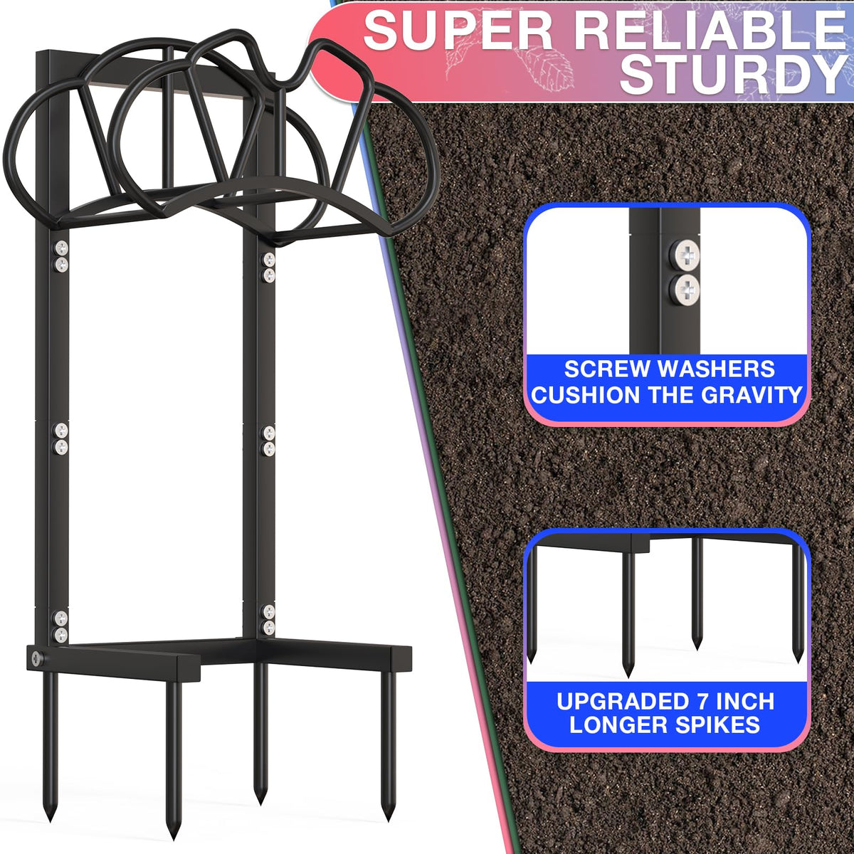 Qatsrin removable design enables flexible positioning of the hose.