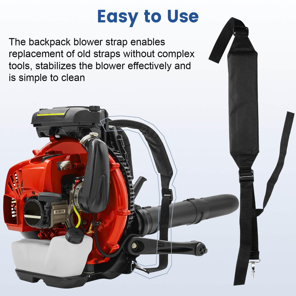 QCG easy to attach and adjust strap suitable for efficient work sessions