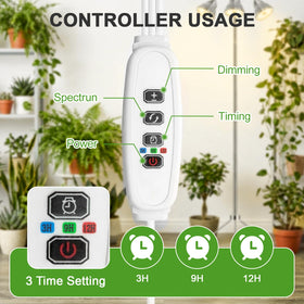 QCQHDU auto-timer feature 3/9/12 hours saves energy and fits routines.