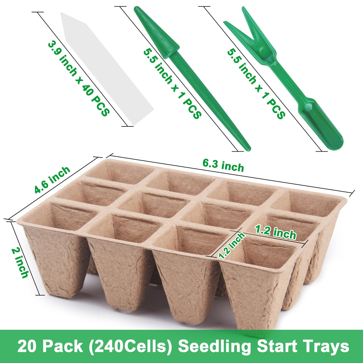 QDBNW biodegradable peat pots close-up showing eco-friendly, compostable material for healthy seedling starts