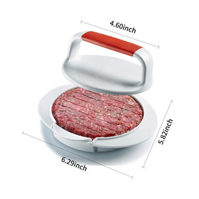 Patties ready for the grill shaped with QELEG press