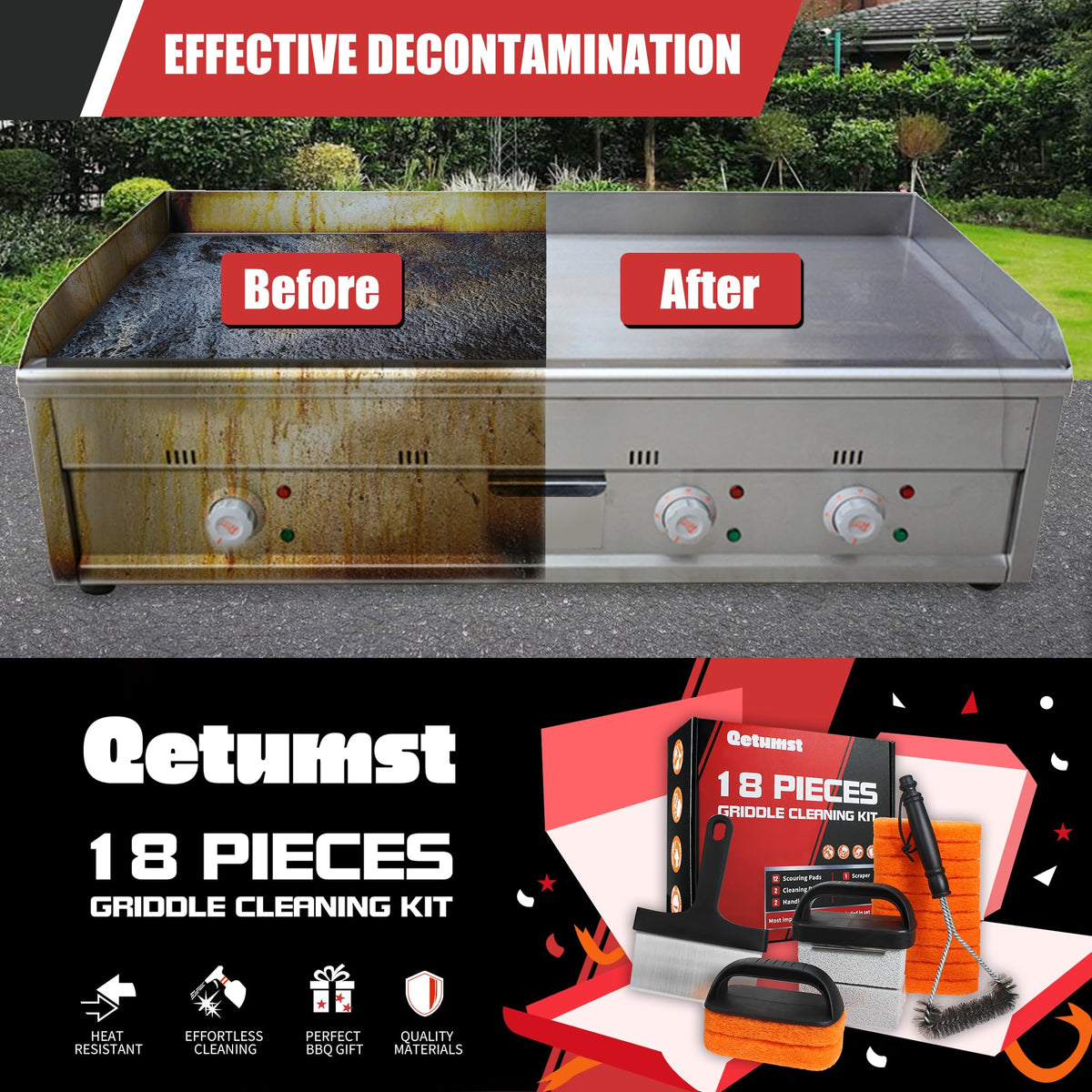 Qetumst gift-ready packaging suits BBQ enthusiasts.