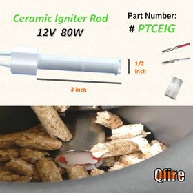 Qfire igniter rod for Recteq Deck Boss 590 speeds grill preheat