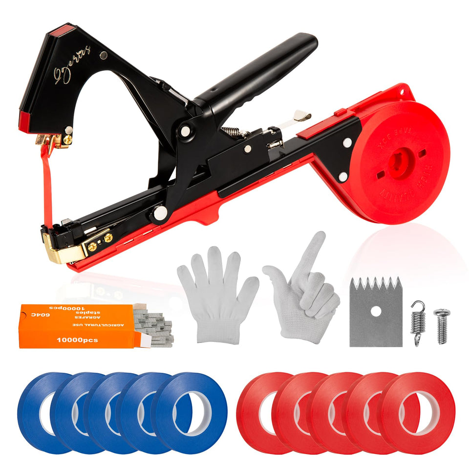 Qgerics plant tying machine head with secure hook design for reliable binding.