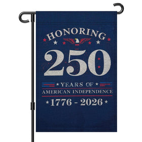 QGWJEKUI 250th anniversary flag with eagle emblem for outdoor display.
