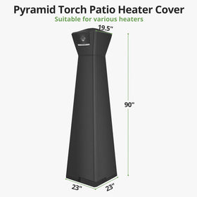 QH.HOME pyramid heater cover fits 23x23x90 inches
