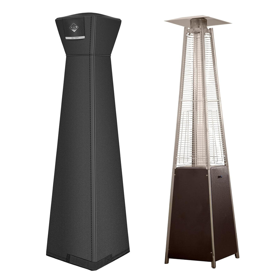 QH.HOME pyramid heater cover tear-resistant material protects outdoors