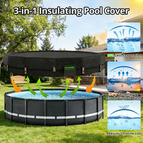 QH.HOME solar heating helps warm water and reduces evaporation.