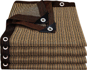 QHAIYYBF shade cloth for garden with 80% mesh blocks sun, creating cooler outdoor shade.