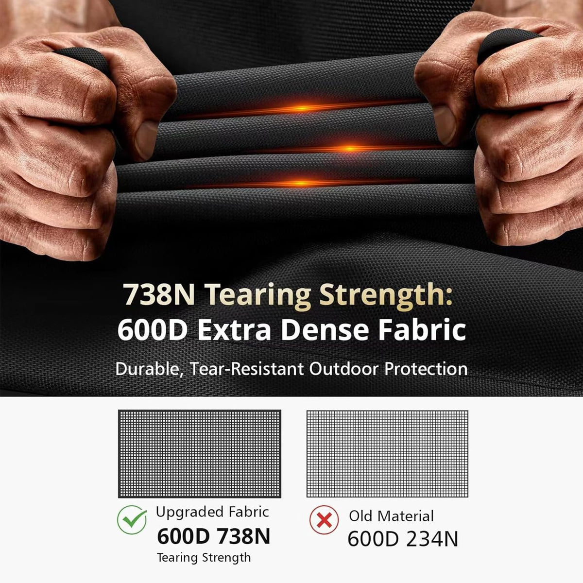 Fade-resistant QH.HOME cover protects color under sun exposure.