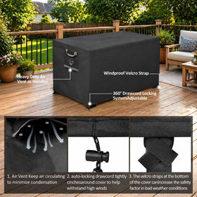 QH.HOME warranty-backed cover built to endure seasonal outdoor use.
