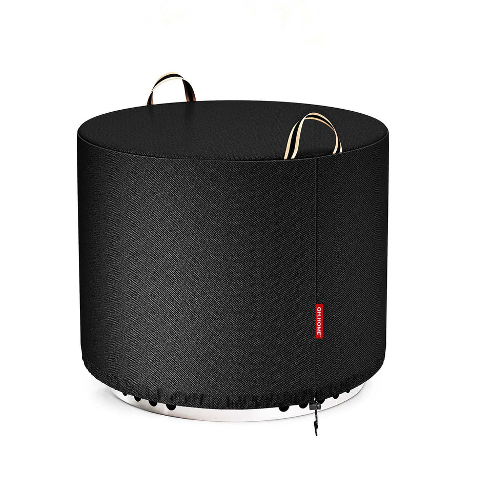 QH.HOME round fire pit cover fitting Solo Stove Bonfire 19 inch, 21 inch diameter.