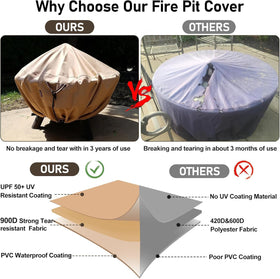 QH.HOME wheat color cover blends with outdoor furniture